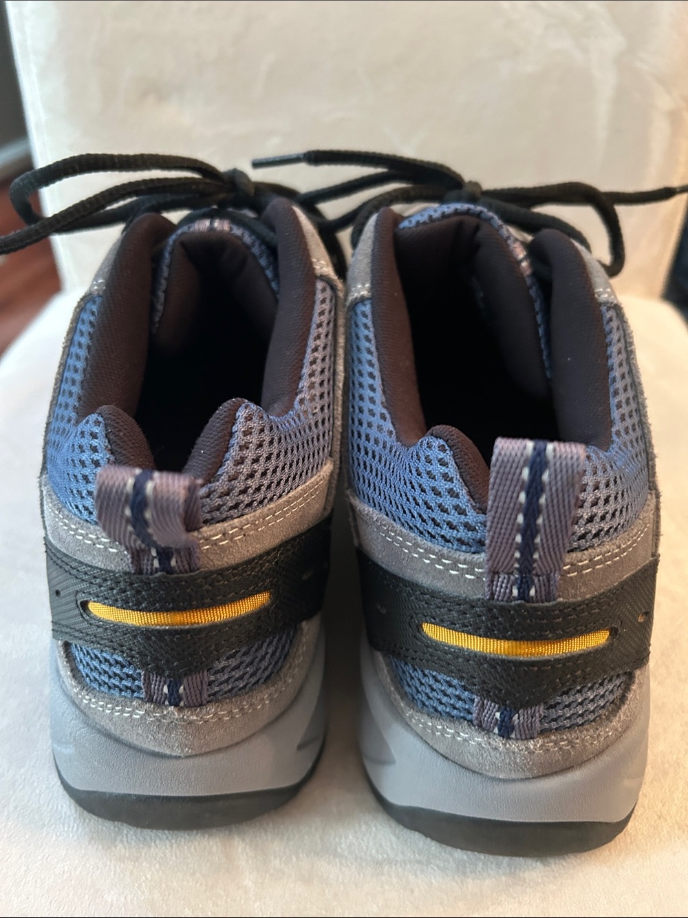 L.L. Bean Men's Grey and Blue Trail Shoes - Picture 7 of 8